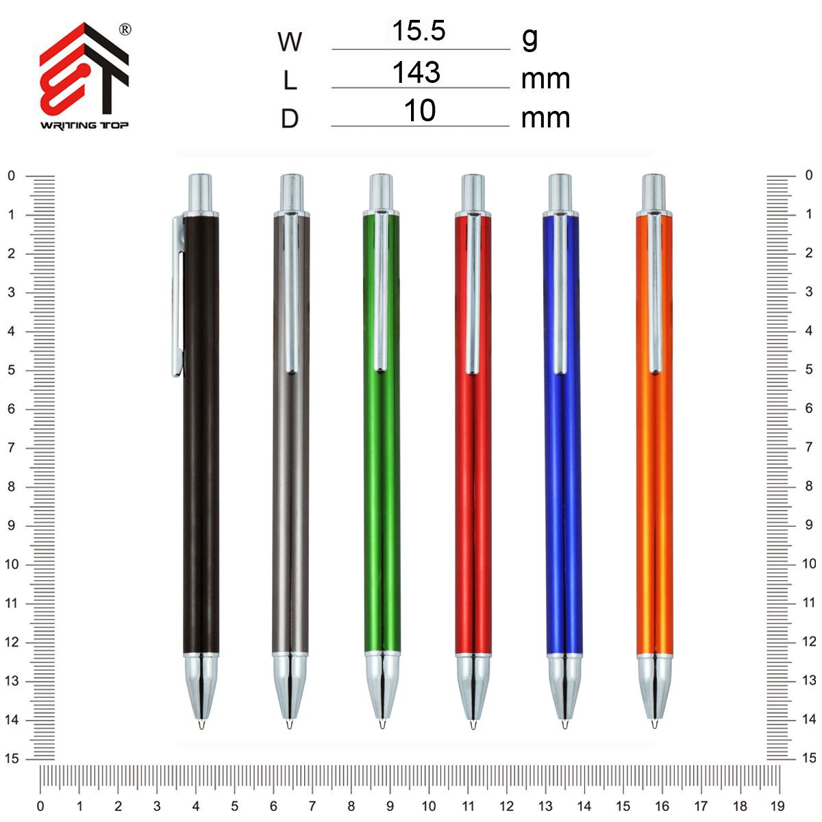 Aluminum ball pen