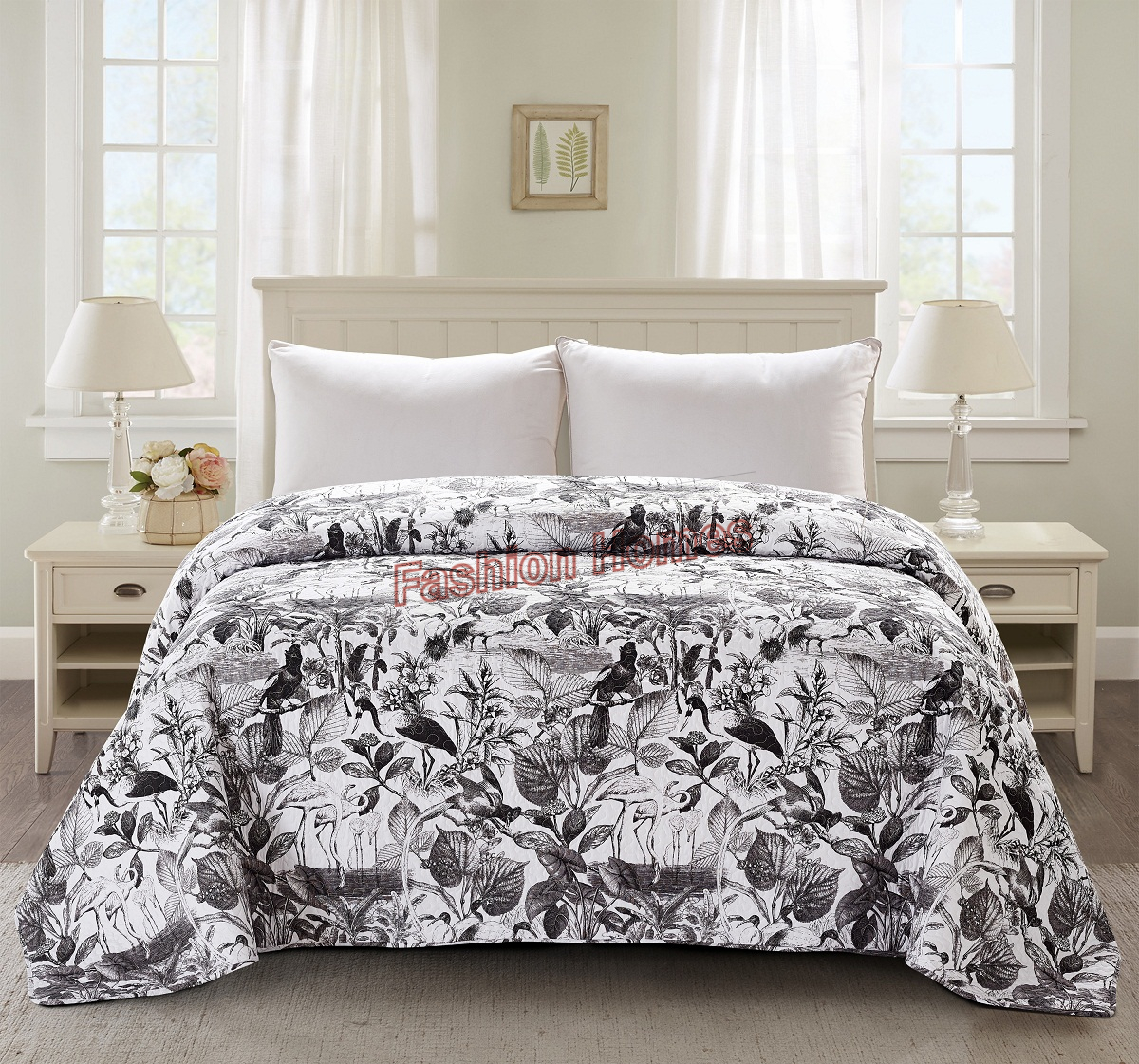 100% Polyester Microfiber Print Quilt