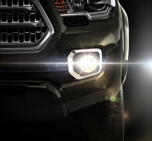 Fits for 2016-2020 Toyota Tacoma Bumper Fog Light Lamp w/Switch+Harness+Bezel