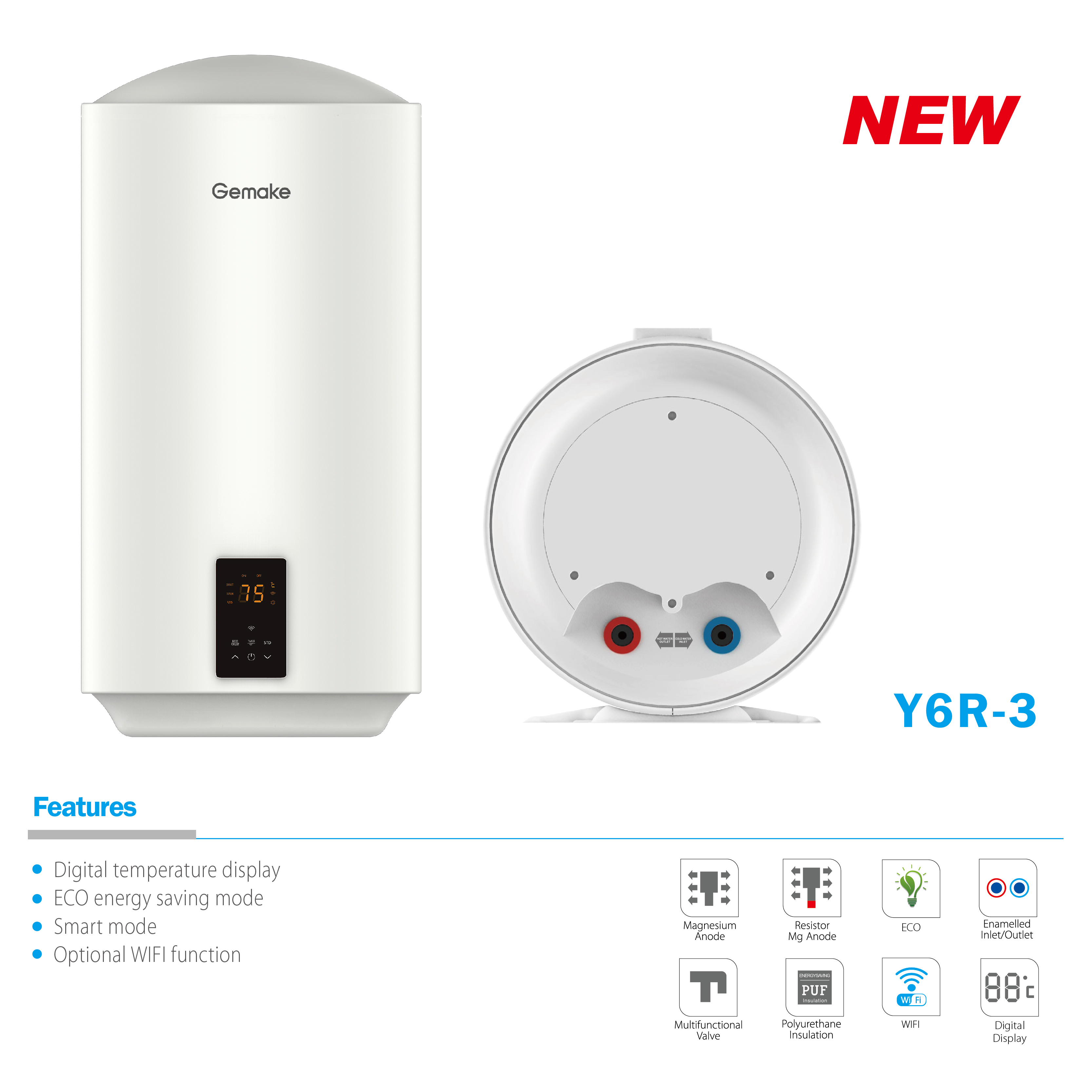135th Fair Special - Storage Electric Water Heater - Y6R-3