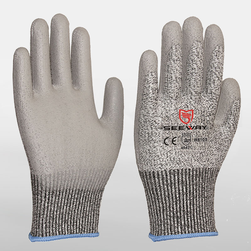 cut resistant PU gloves