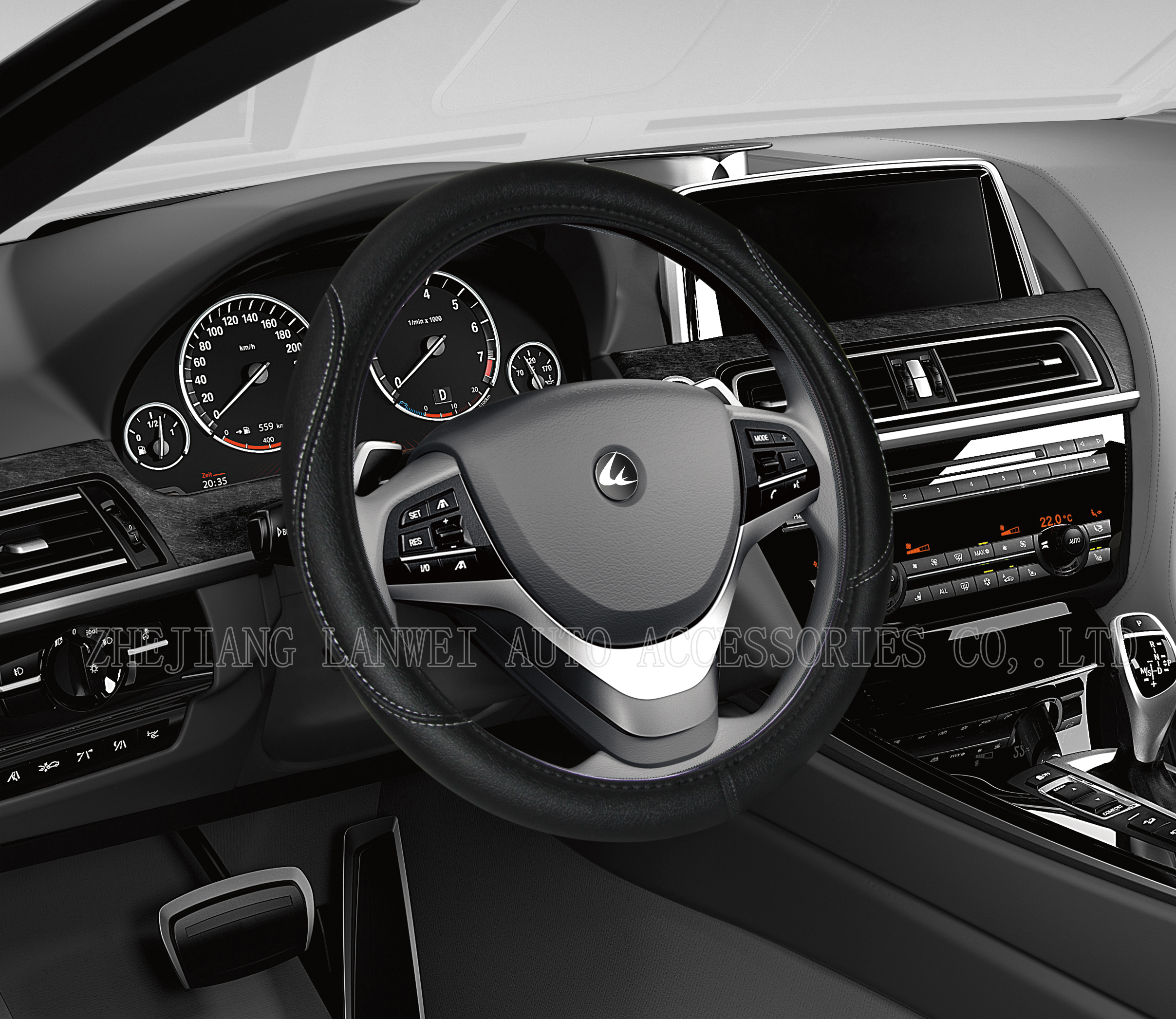 Factory direct sell PVC material car steering wheel cover