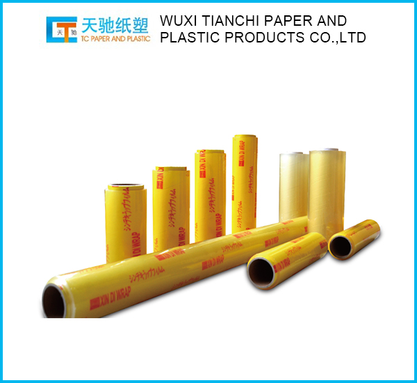 Fda Approved PVC Food Film Jumbo Roll For Best Fresh Packing
