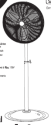 120V 30IN Pedestal Fan