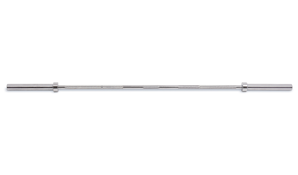 86" chrome olympic bar