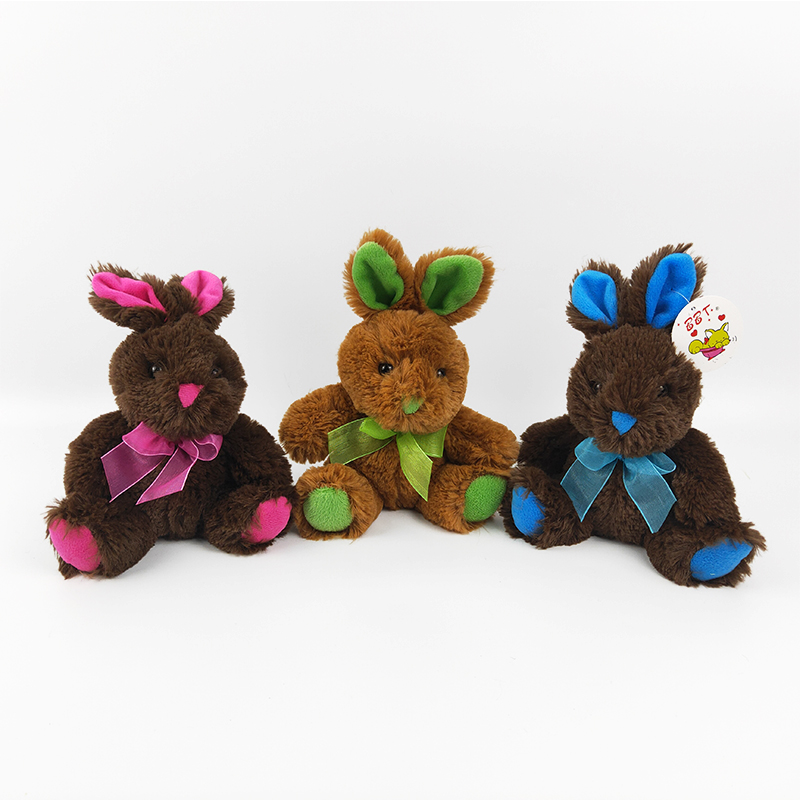 Plush sitting rabbit toy Easter Day gift soft stuffed cute rabbit