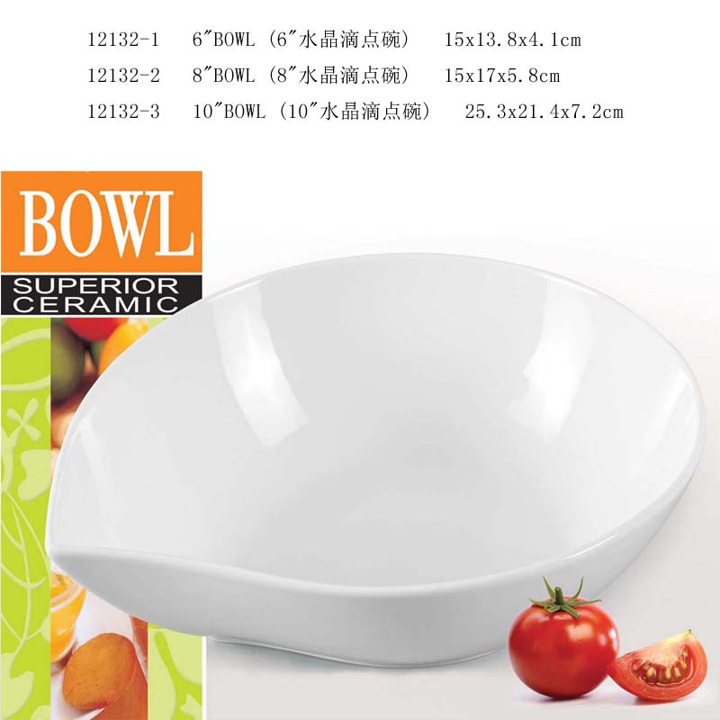 Bowl with Drop shape