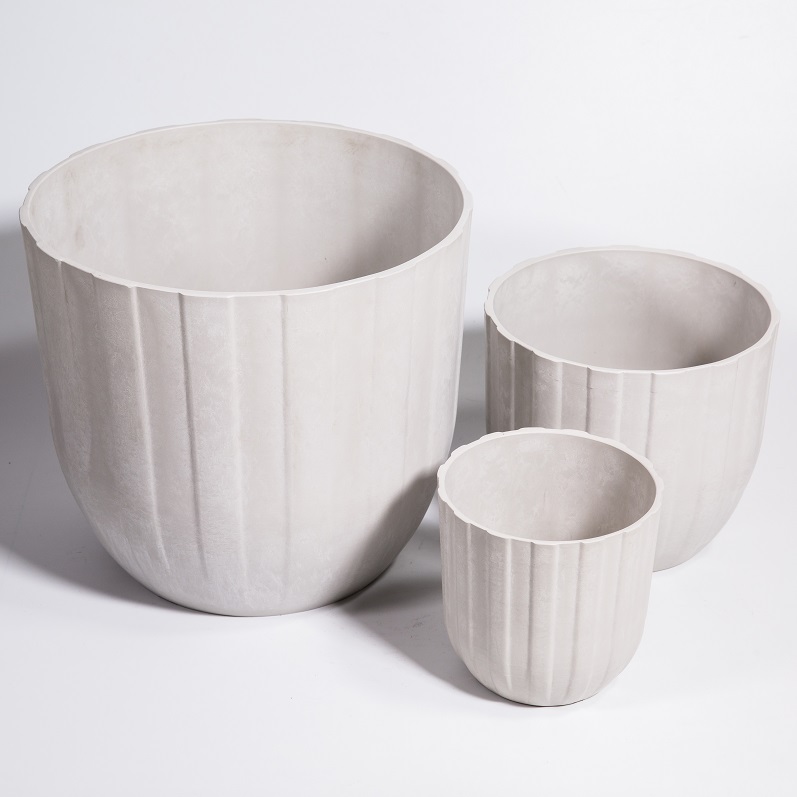 Eco Round Balcony Pots Home Flower Pot Garden Planter