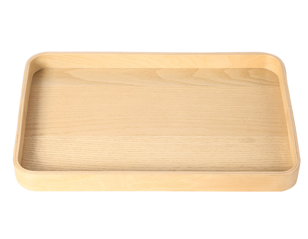 Eco-friendly wooden square tray custom logo kitchen serving tray