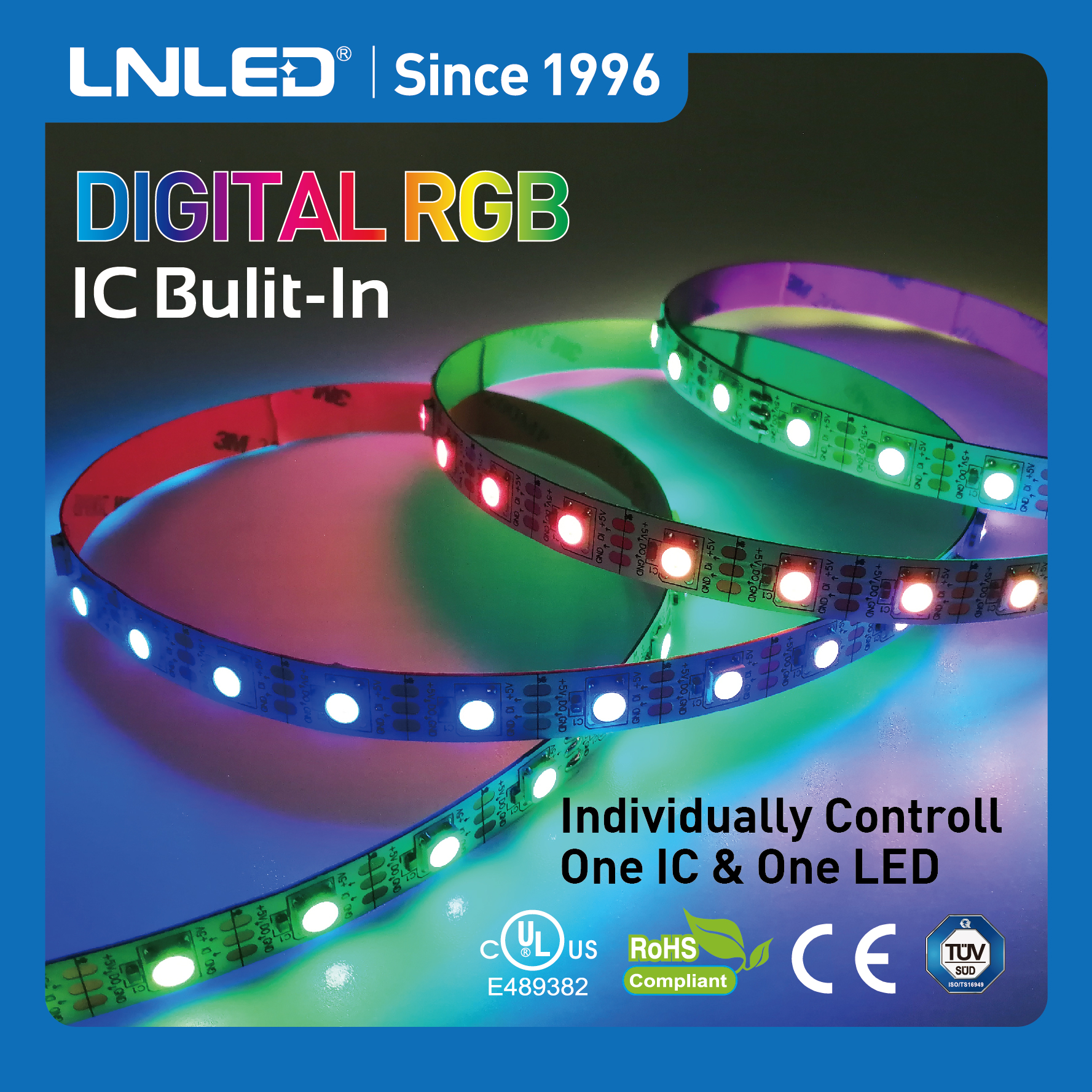 LED Strip SMD5050-IC Digital RGB