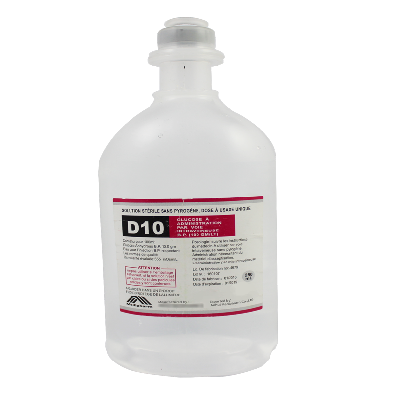 Glucose injection 250ml, 500ml