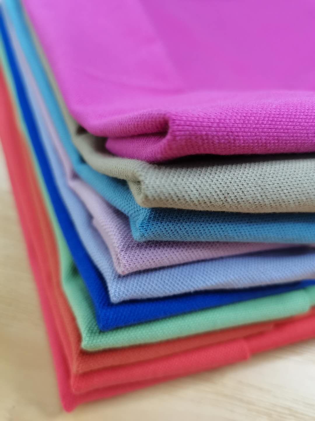 95%spun Polyester 5%spandex Pique Fabric