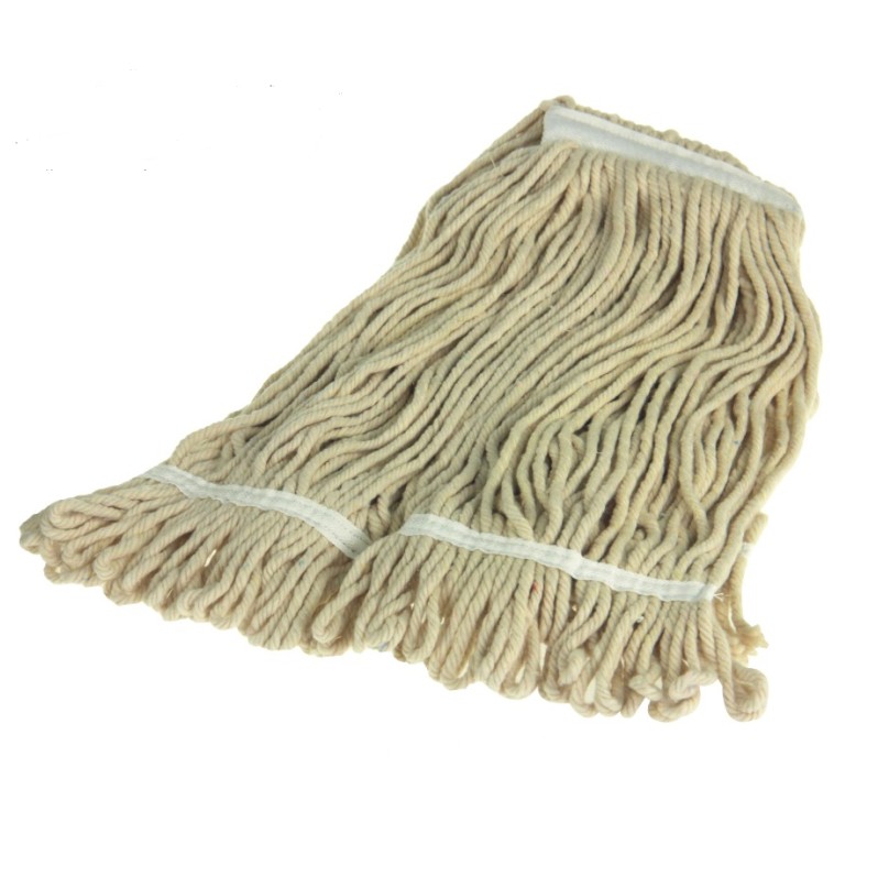White Cotton Wet Mop Refill Head