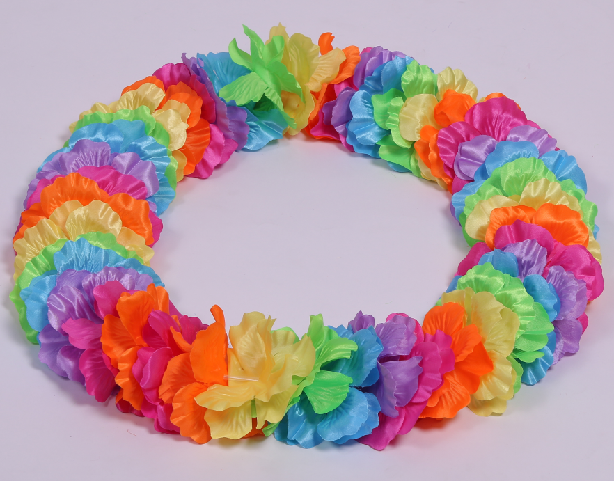 large flower lei
