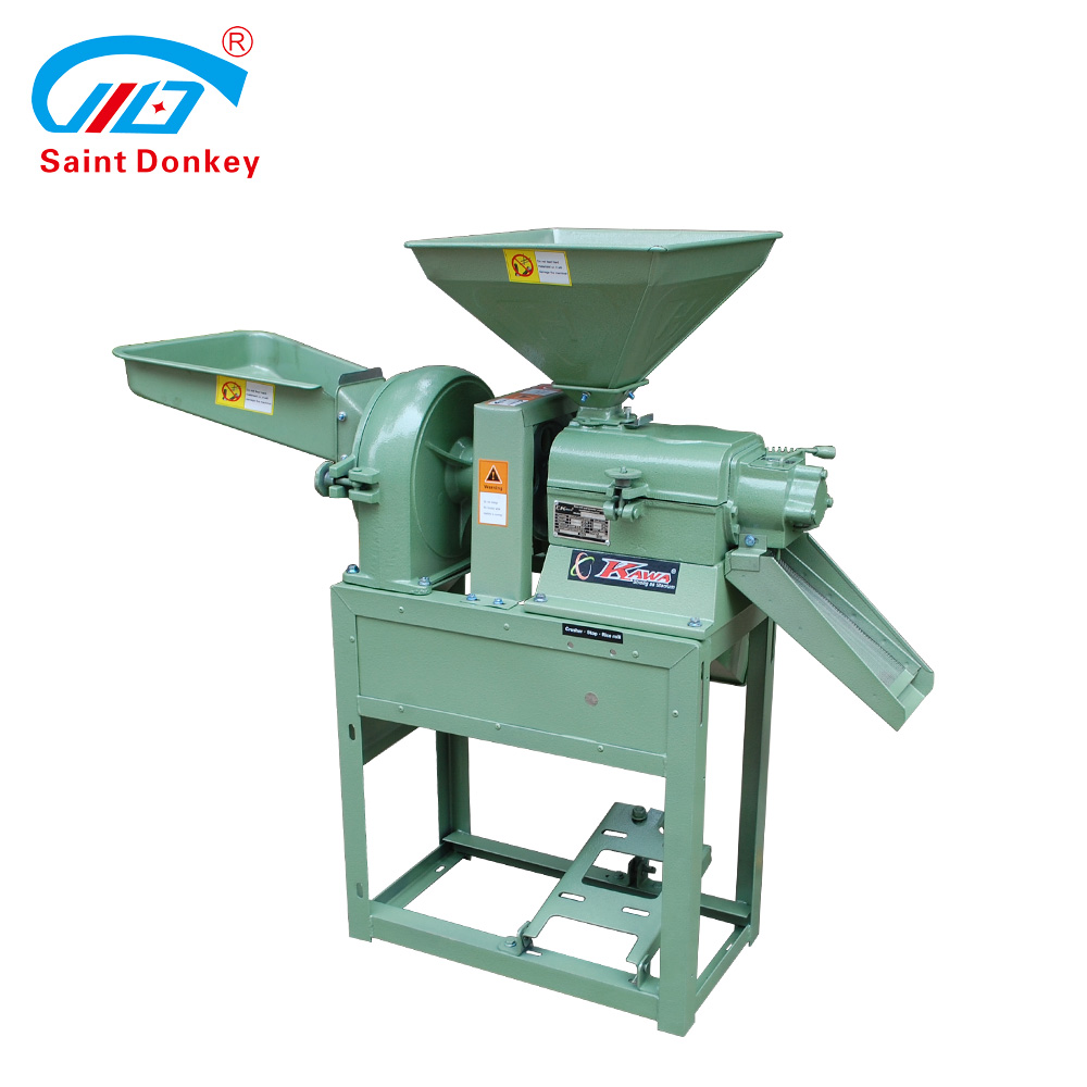 Combined Rice Flour Mill Machine crusher grinding corn chili corn machinery ricedehusk plant