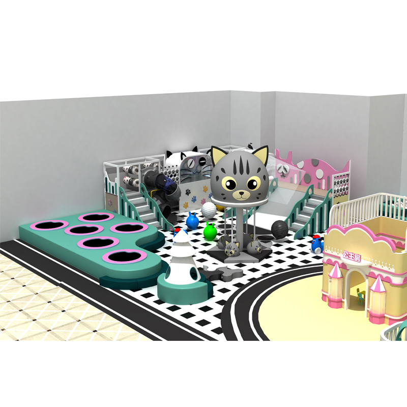 Happy children playground soft indoor play center and kids playground
