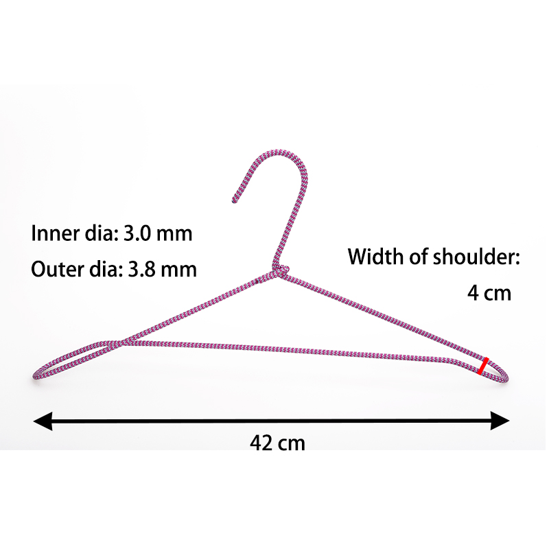 Cord Braided Wire Hanger Rope Metal Hangers