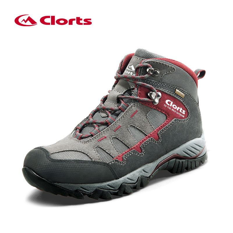 CLORTS outdoor shoes hiking shoes Nubuck Leather Waterproof PU+Rubber Outsole Hiking Boots factory manufacturer