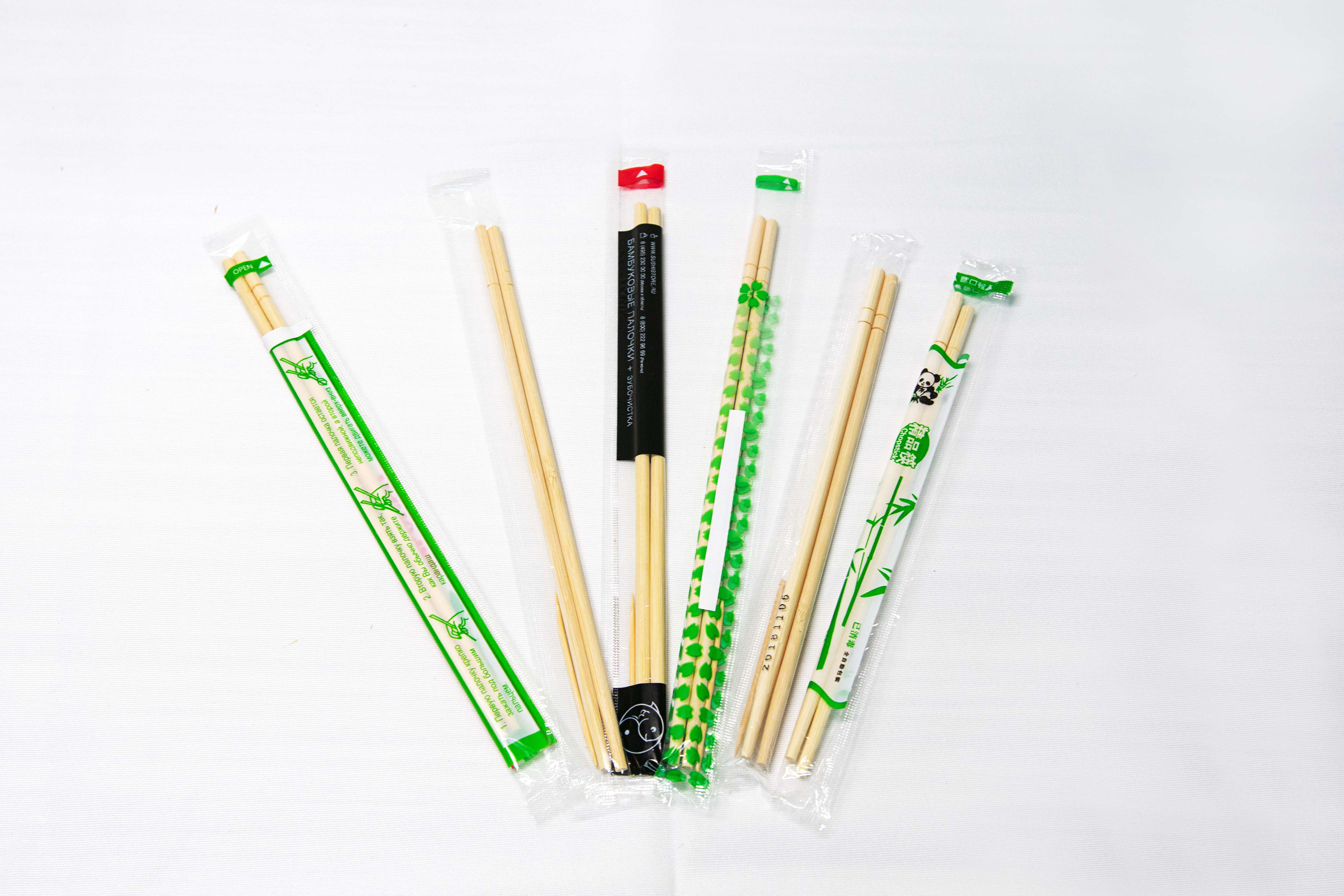 disposable bamboo chopstick with individual OPP wrap