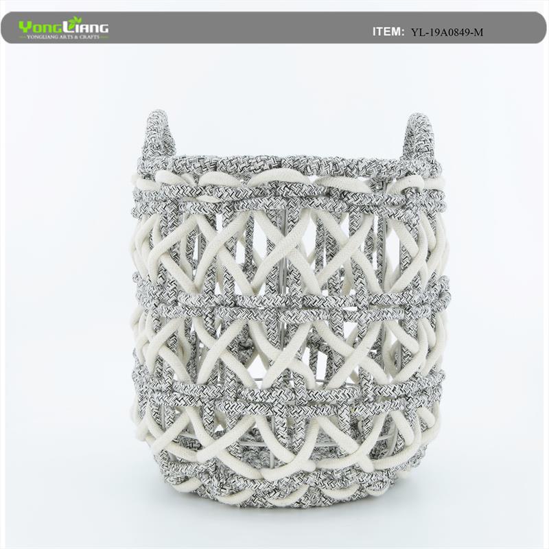 Poly Rope Weaving Storage Basket