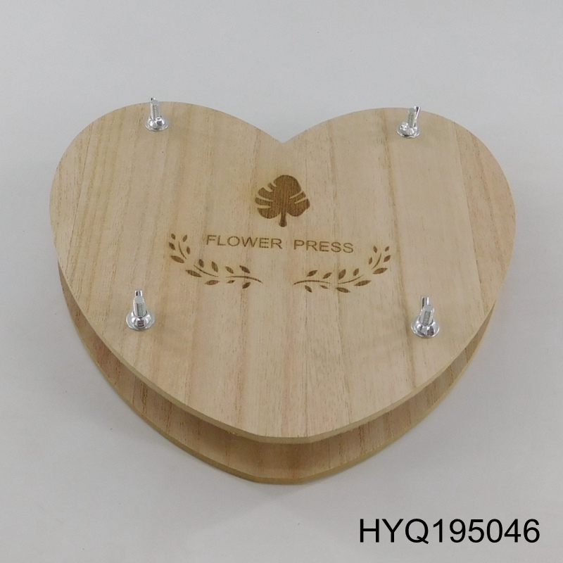 Wood flower press