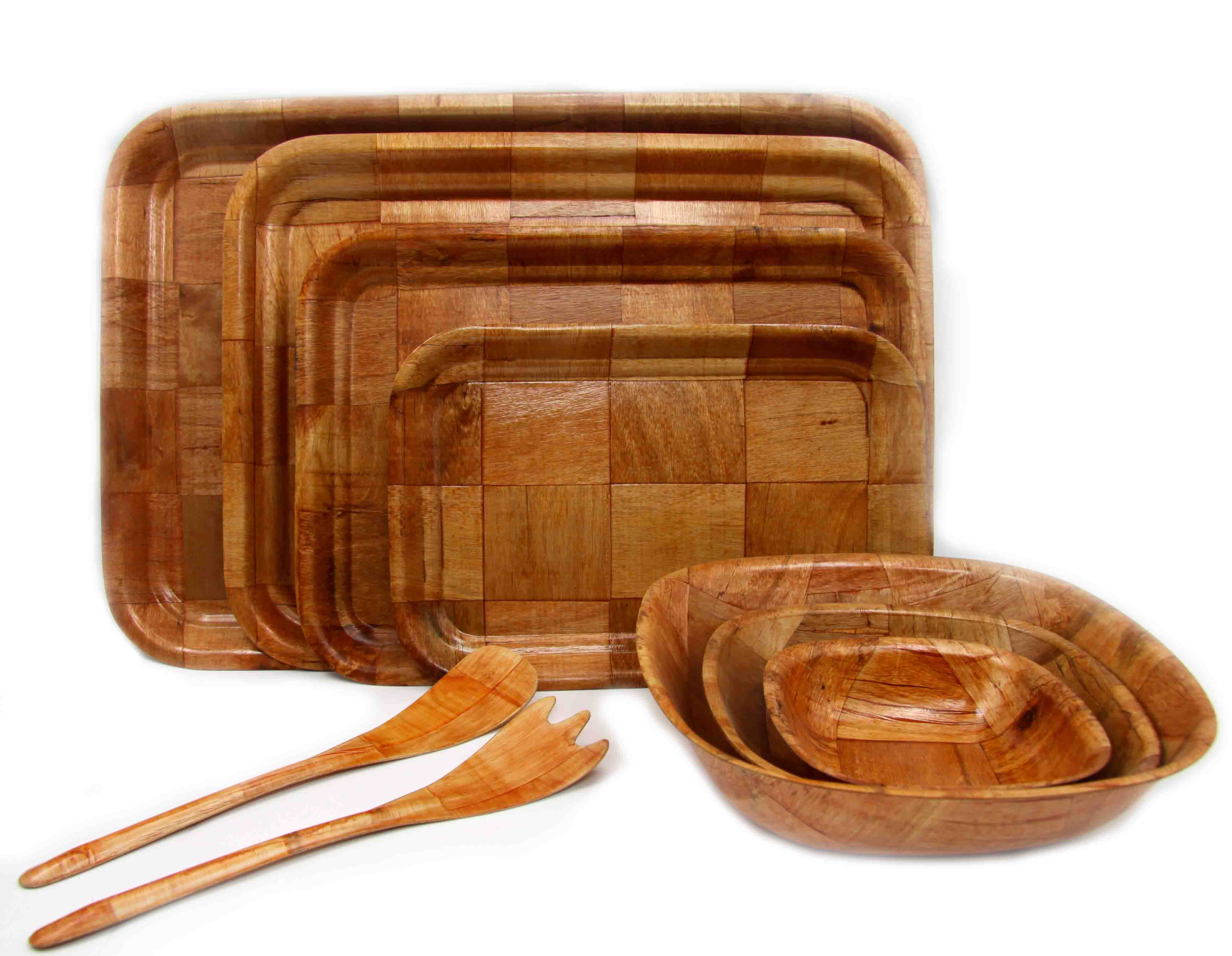 Rectangular Wooden Plate