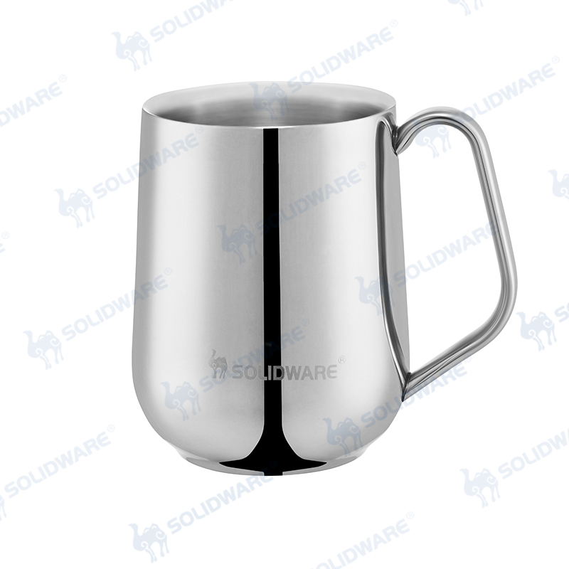 Double wall SUS304 Stainless Steel Cup With Mirror Finish