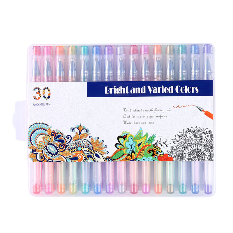 Qianxiang 30 Pieces #100 Gel Pen with PP Box