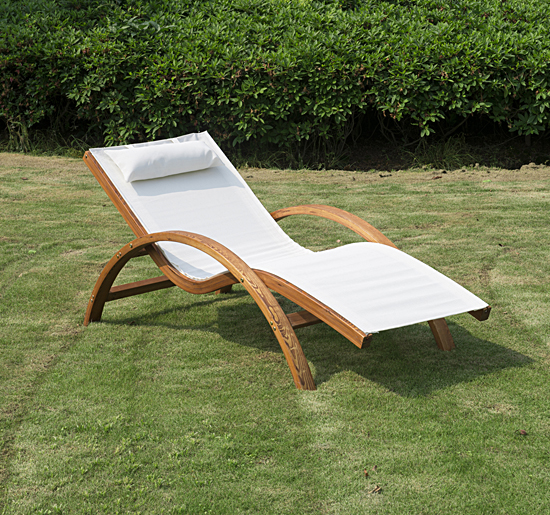 Wooden Lounger Chair