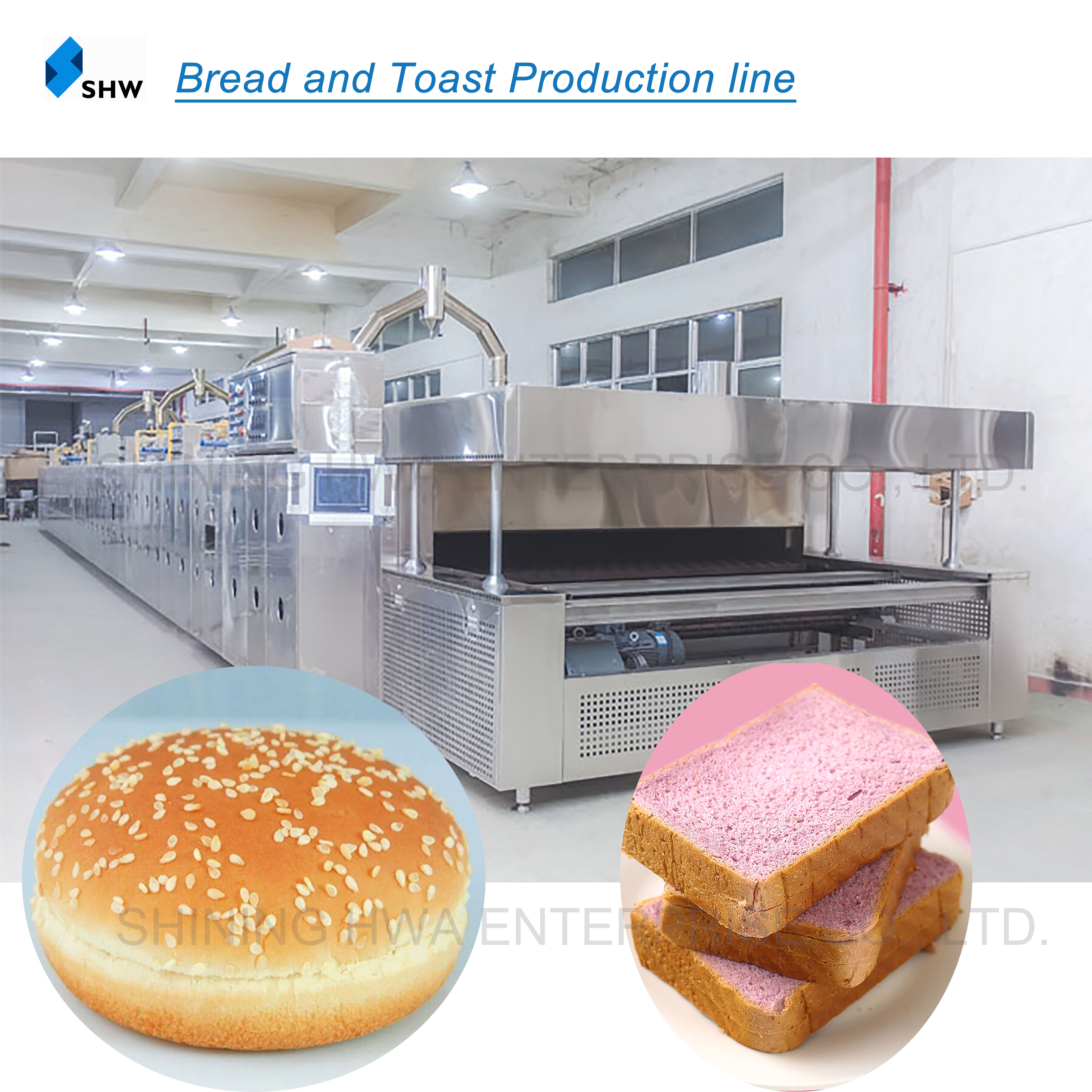 Industrial Bread Toast Machine Equipment Producion Line