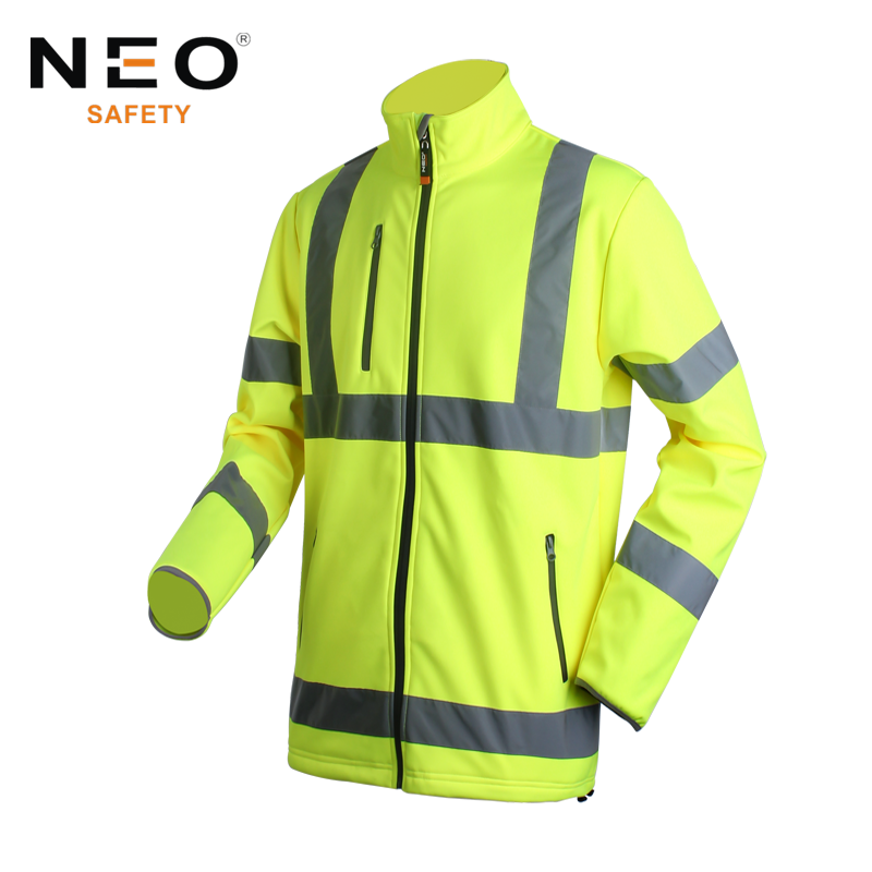 Europe Outdoor Hi Vi Yellow Softshell Jacket