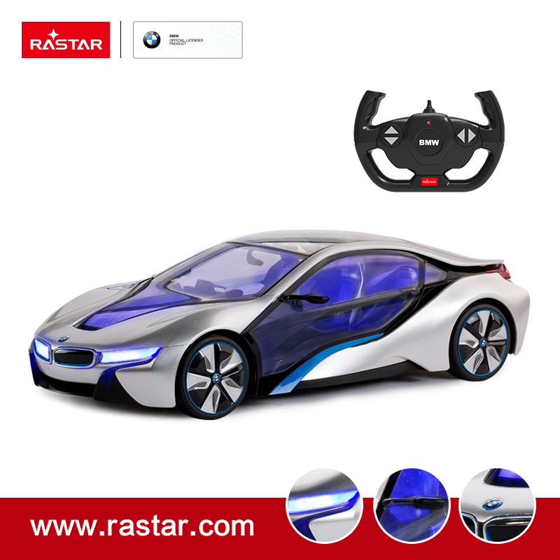 RASTAR R/C 1:14 BMW I8 with interior light License Remote Control RC Car