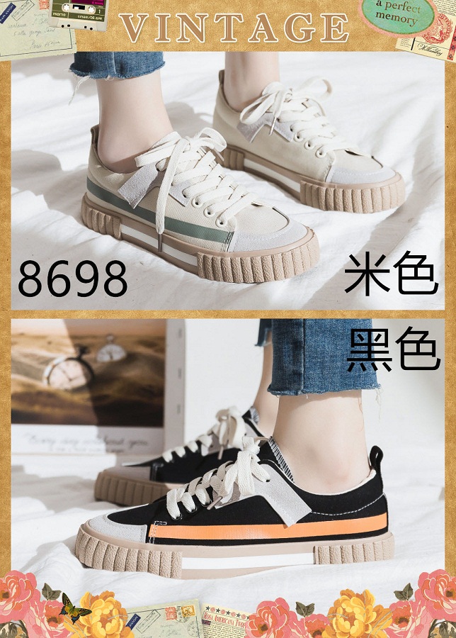 Ladies vulcanized shoes