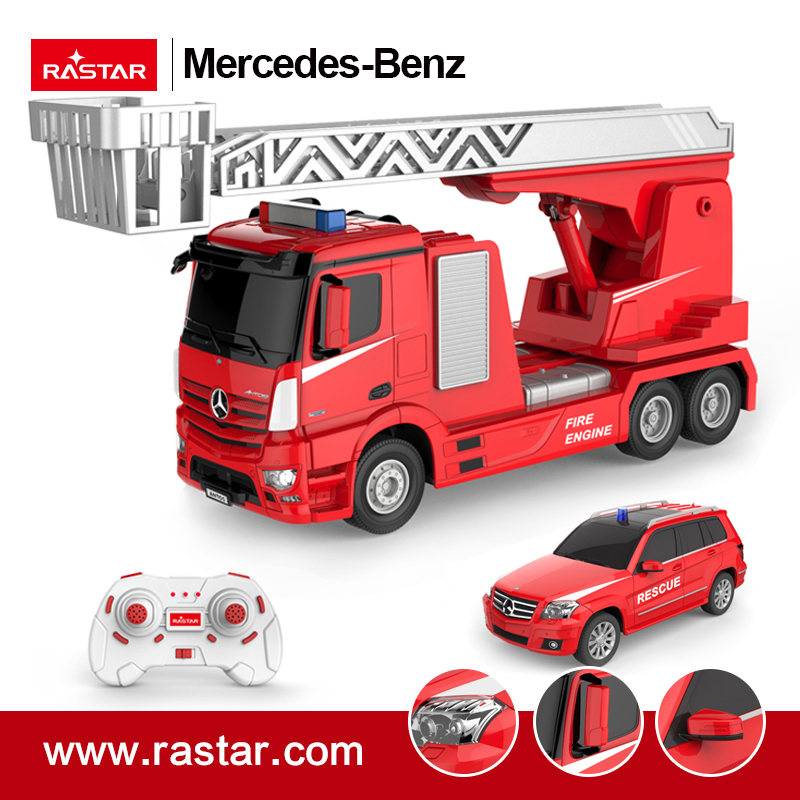RASTAR R/C Mercedes-Benz Antos Fire Engine & Rescue car 2 in 1
