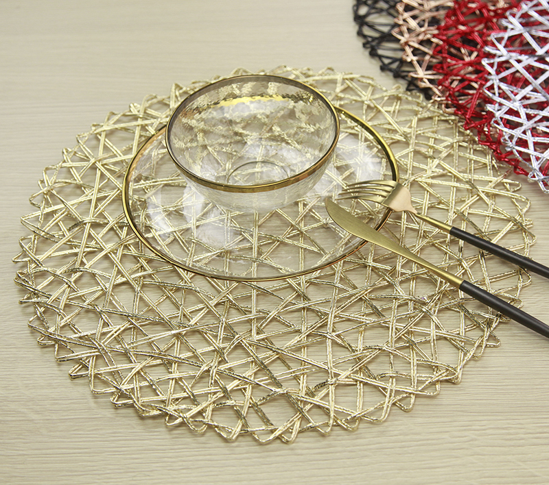Handmade Metallic Placemat