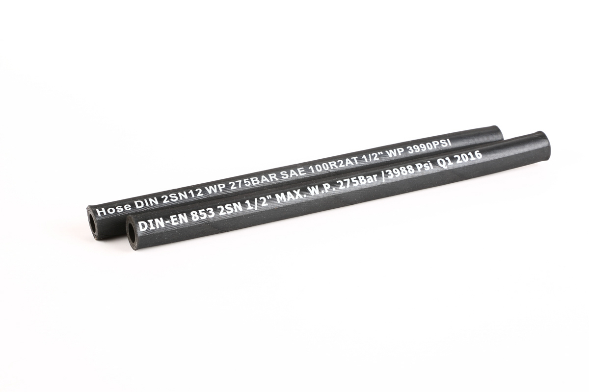 SAE100 R2/DIN EN853 2SN Two steel wire braid high pressure hydraulic hose