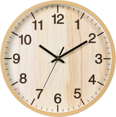 Wall clock; quartz clock; best sale; grain; promotion; gift; simple round clock; 10inch 25cm