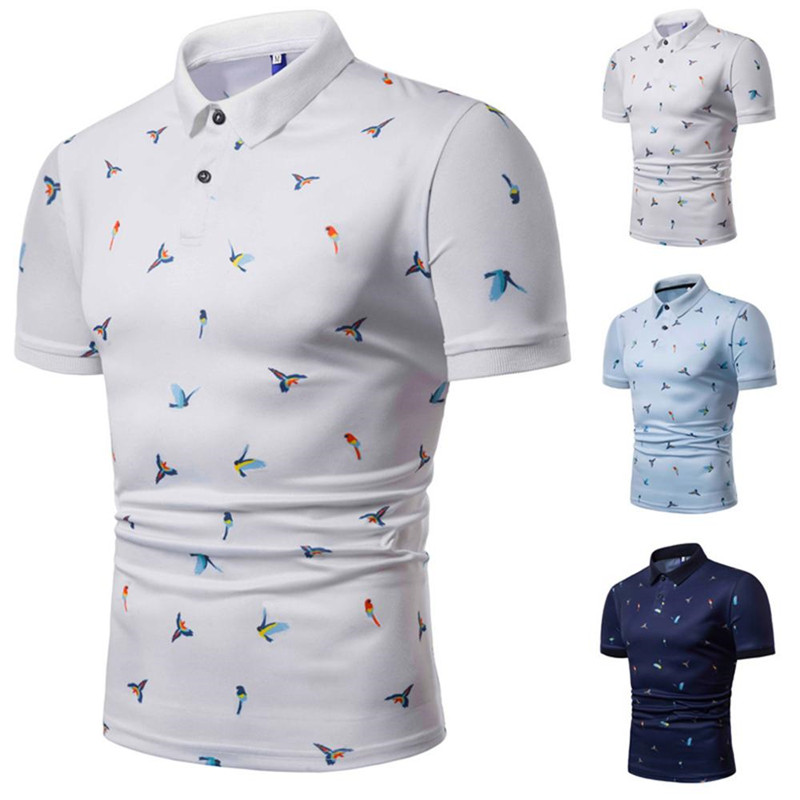 Custom-made pattern mens polo 100% polyester polo shirts hot sell full printing polo shirts