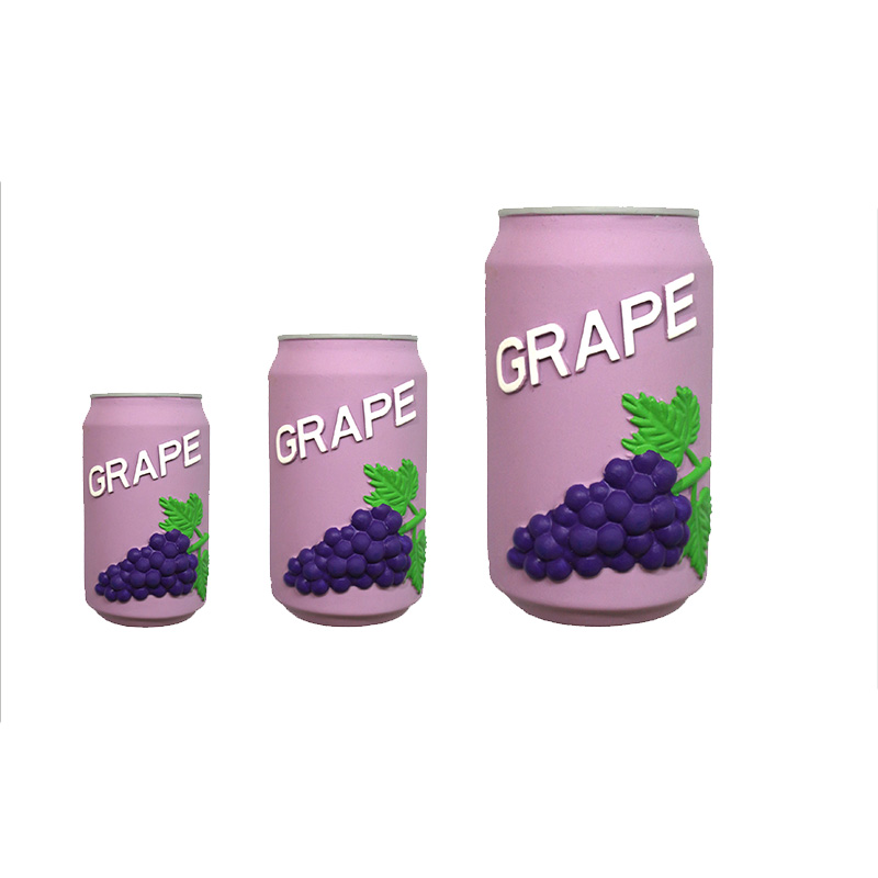 8cm Latex Grape Juice-small Dog toys， BB whistle,Grape smell Pet Toys