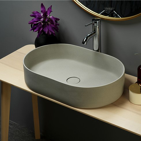 SLO6038LG Contemporary Design Wash Basin in Natural Sandstone