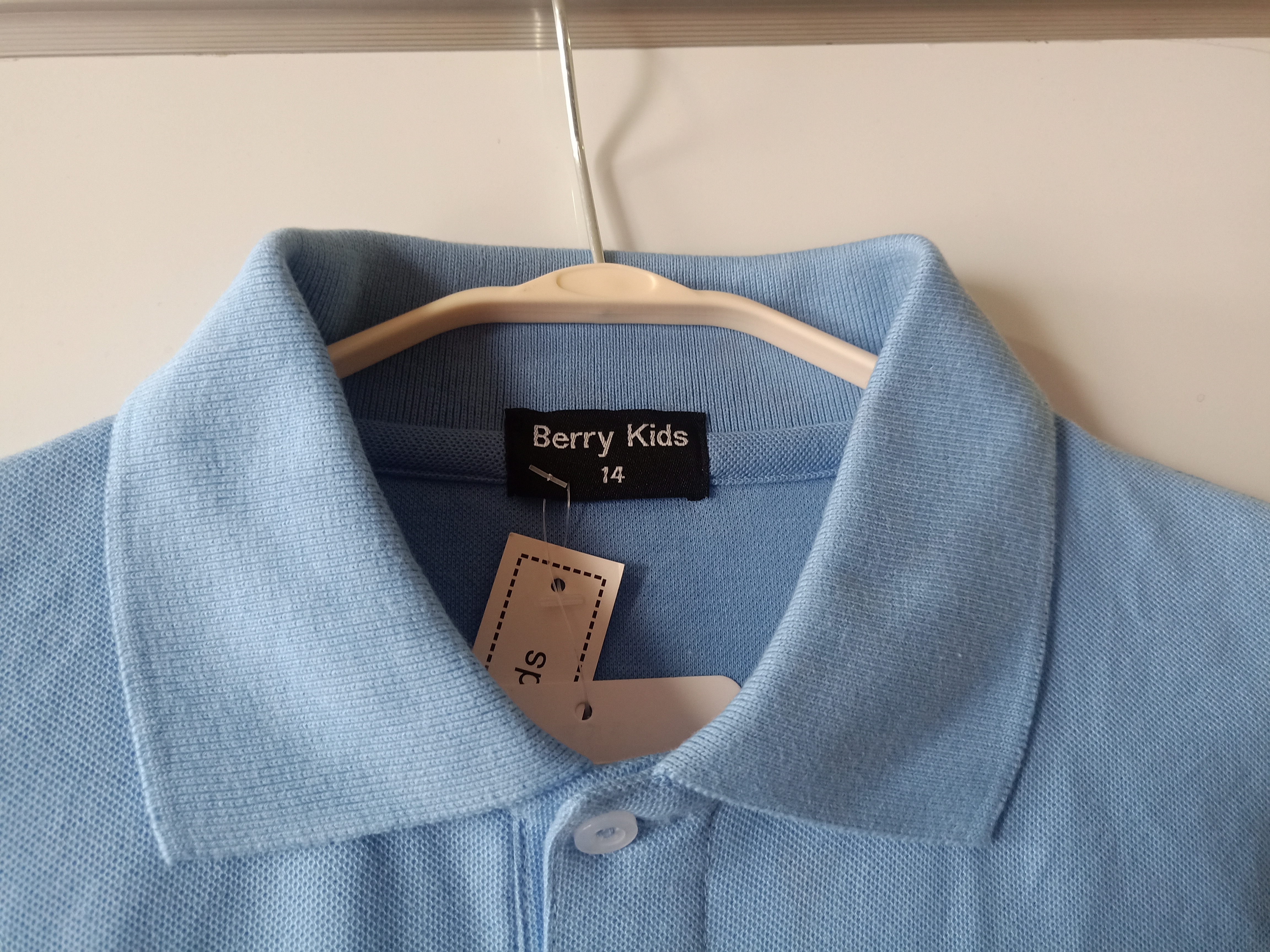 Boy's long sleeve polo-shirt