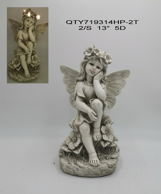 Garden fairy with LED