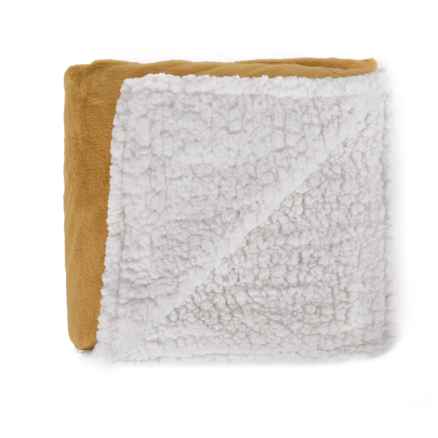 Faux Fur Rabbit Fur Pv Fur Sherpa Blanket Throw Baby 2 Layers