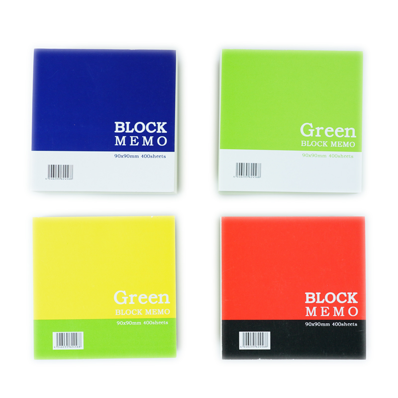 Backless & tear-off note pad