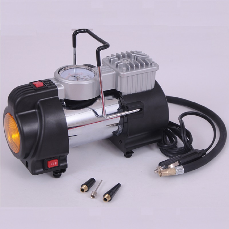 12V 18A Portable Air Compressor Tire Inflator Air Pump with LED for Car