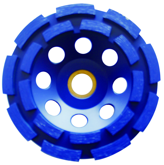 Diamond Cup Wheel Double Row for Stone