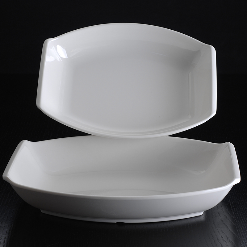 Melamine Rect Deep Plate