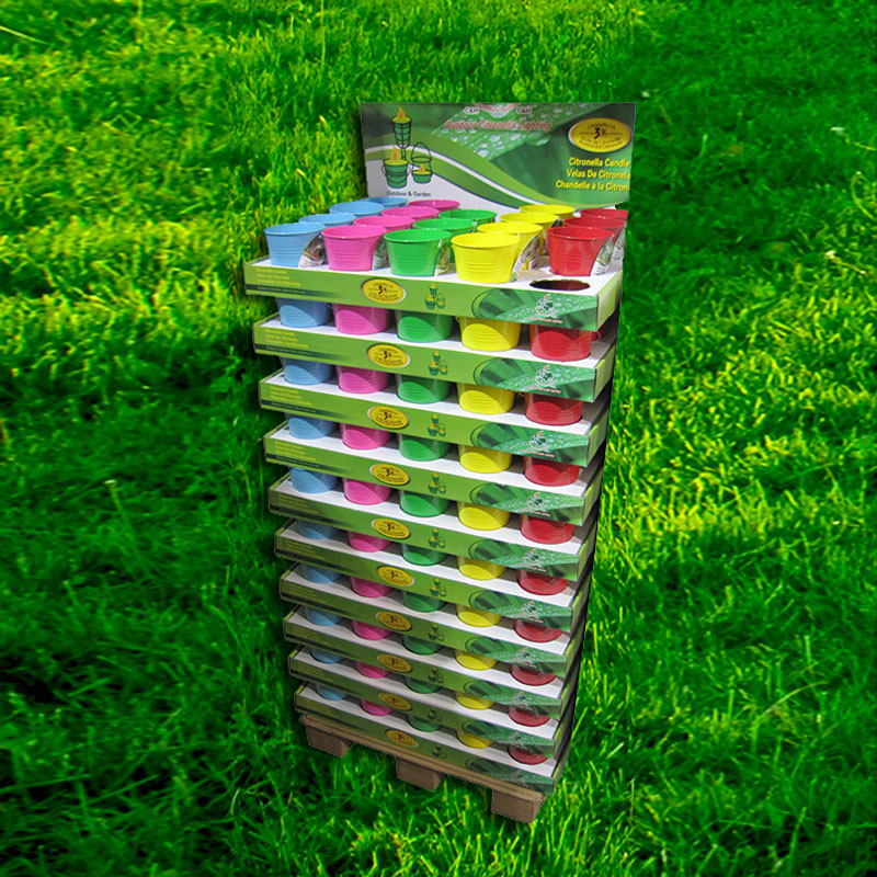 Citronella candle display