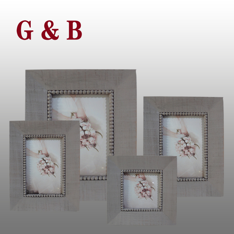 G19124 4x4"/4x6"/5x7"/8x10" Wooden Photo Frame