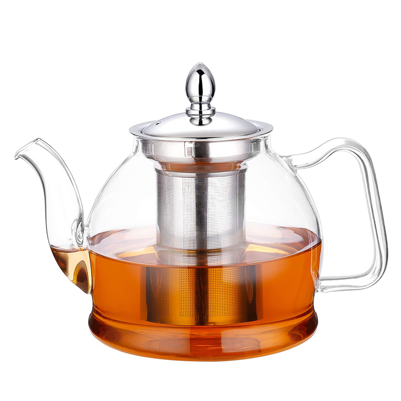 Borosilicate glass teapot